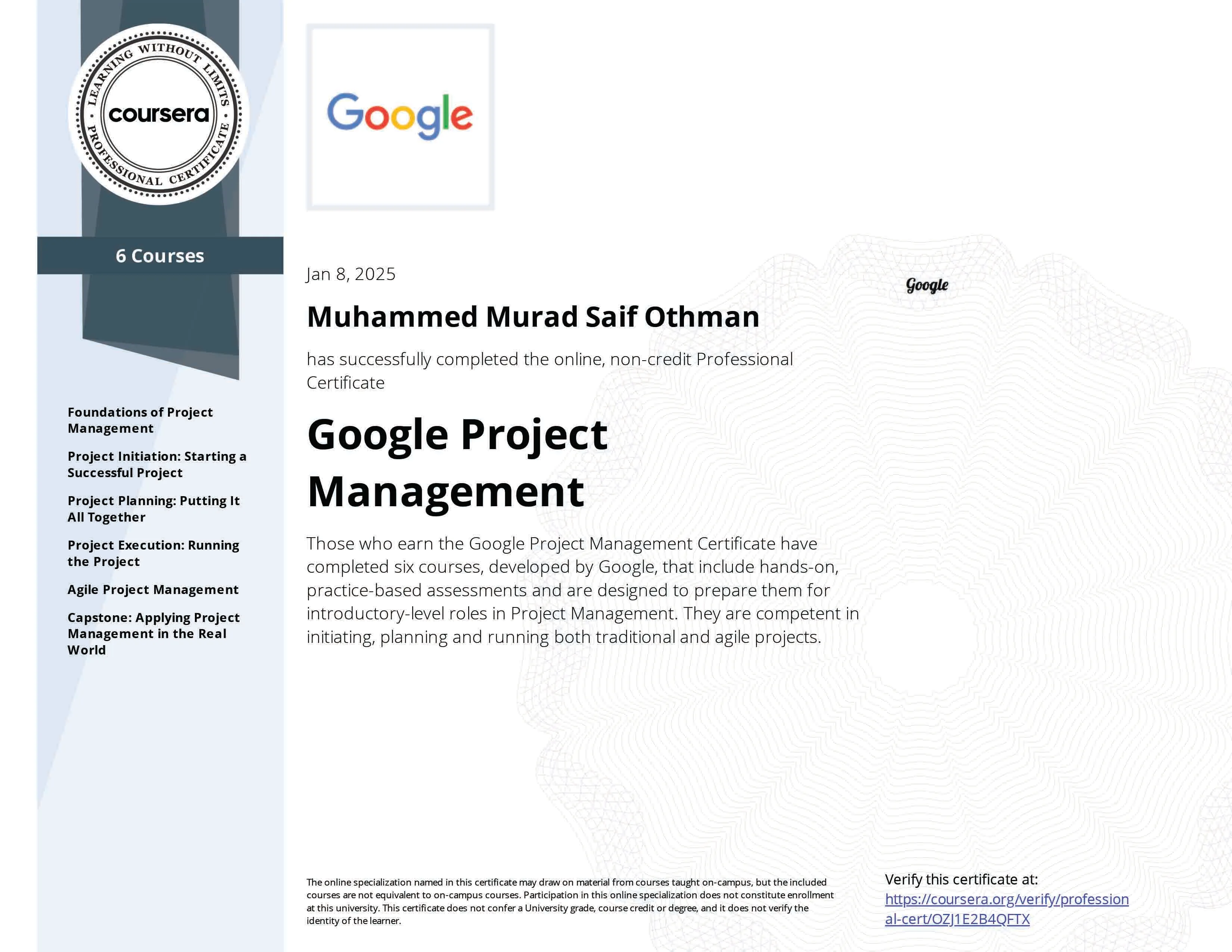 صورة شهادة Google Prompting Essentials