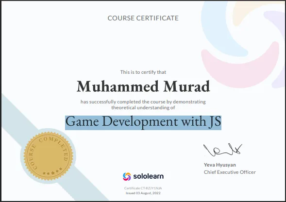 صورة Game Development with JS
